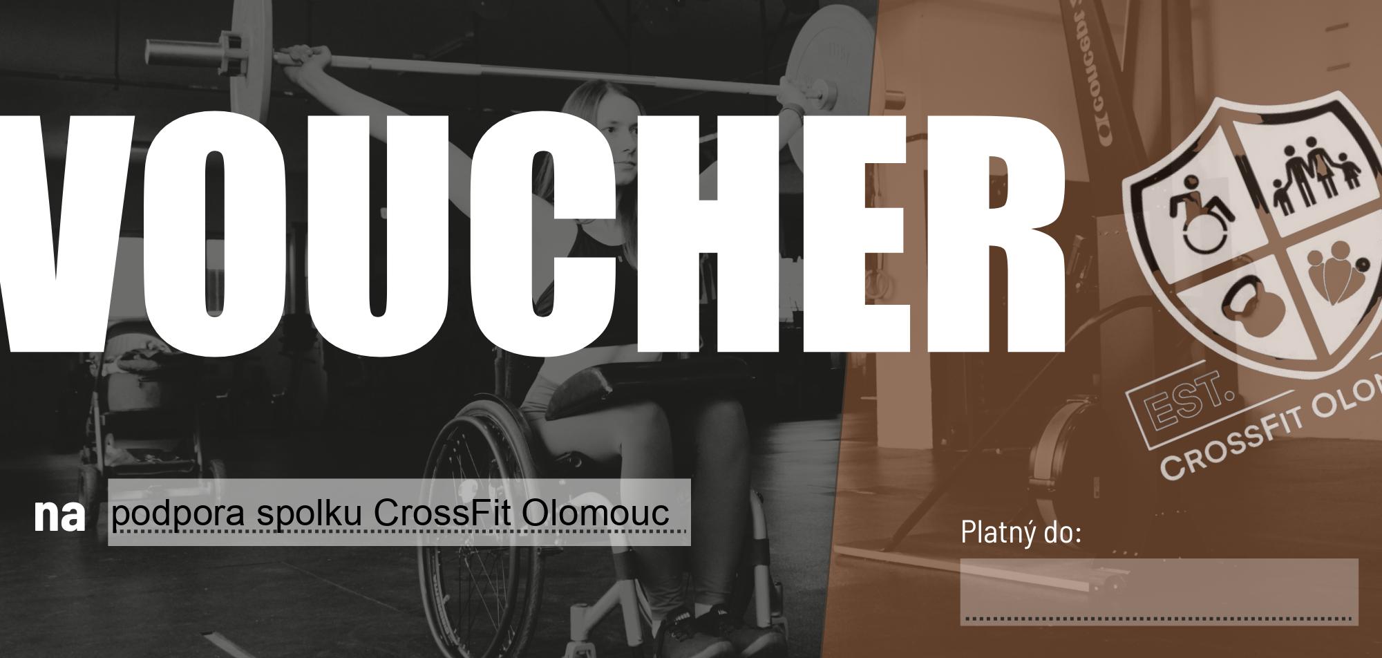 Voucher podpora spolku CrossFit Olomouc