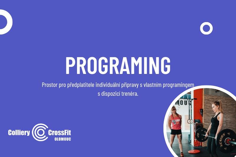Permanentka platí pro aktivitu Programing