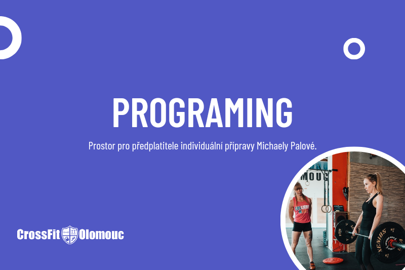 Permanentka platí pro aktivitu Programing