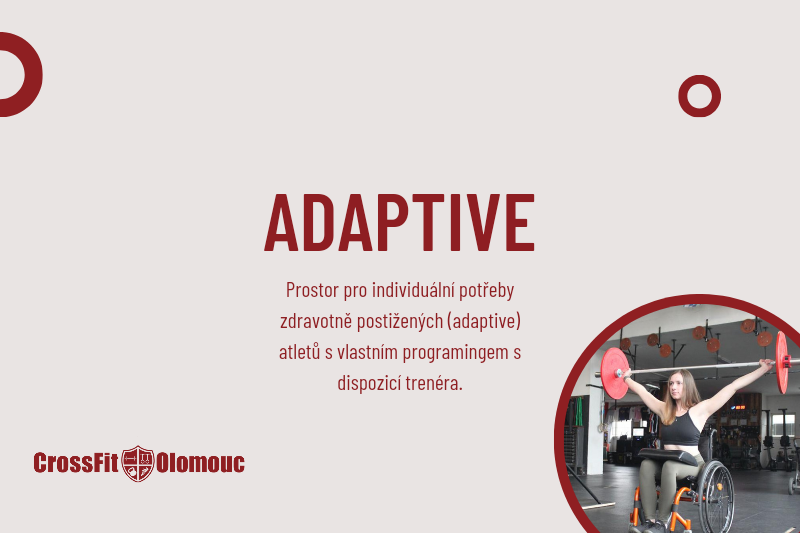 Permanentka platí pro aktivitu Adaptive