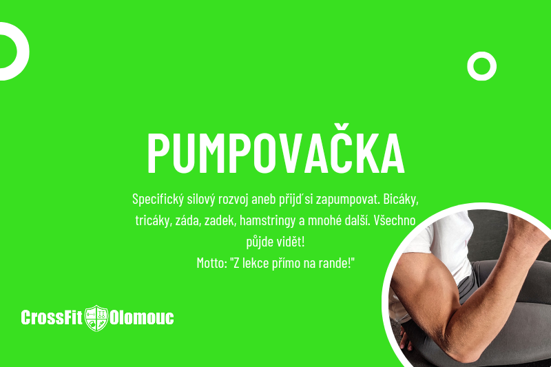 Permanentka platí pro aktivitu PUMPOVAČKA